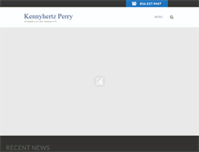 Tablet Screenshot of kennyhertzperry.com